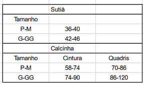 Conjunto Sutiã e Calcinha Feminino Aconchego