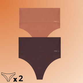 Kit 2 Calcinhas Modeladoras Sem Costura Fio Dental