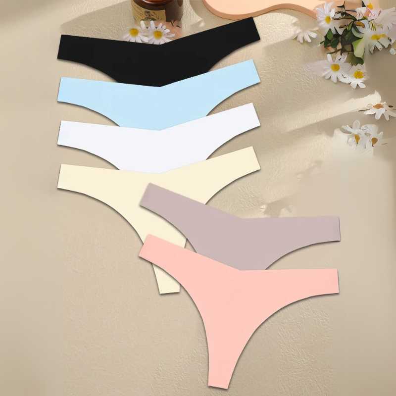 Kit Calcinhas Sem Costuras Fio Dental Comfort - 6 Peças