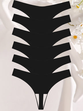 Kit Calcinhas Sem Costuras Fio Dental Comfort - 6 Peças